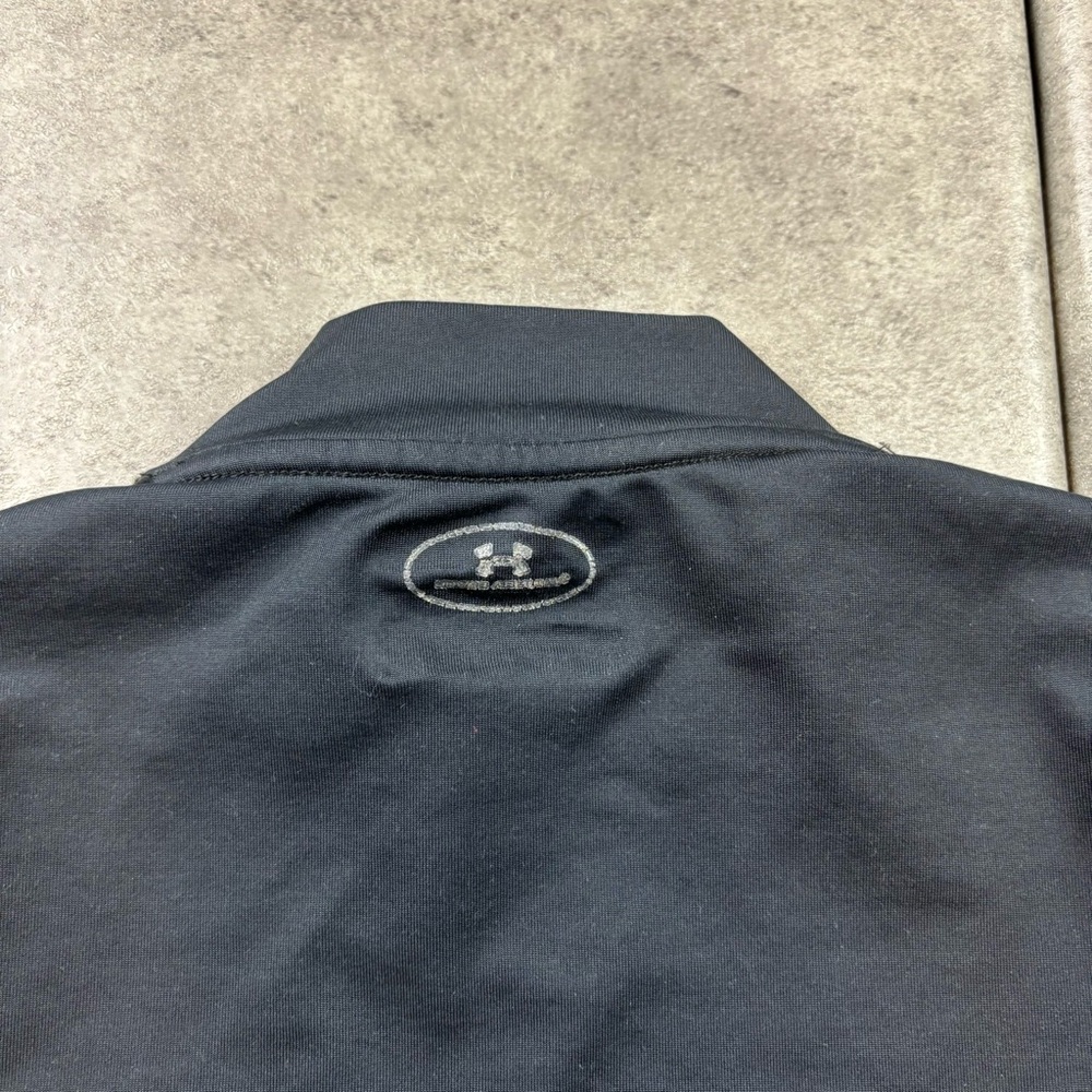 Black under armour fitted cold gear mockneck compression long sleeve shirt - Picture 4 of 5